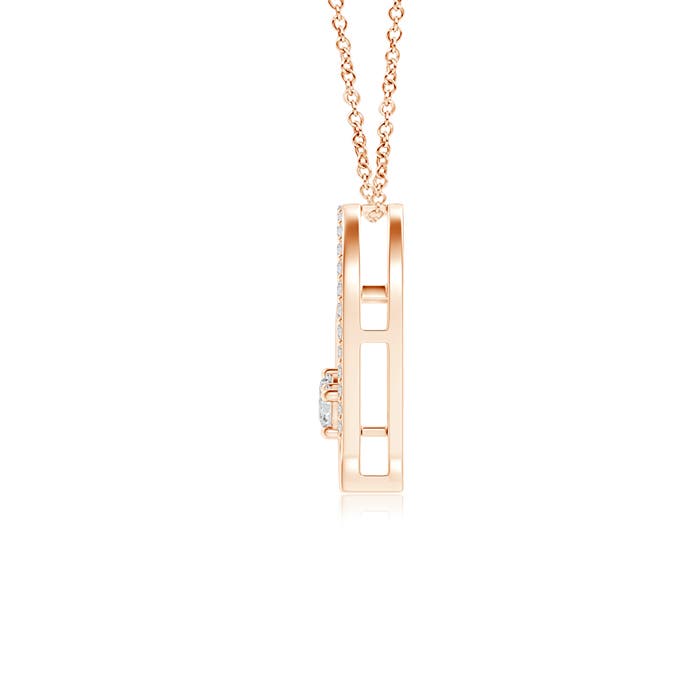 H, SI2 / 0.27 CT / 14 KT Rose Gold