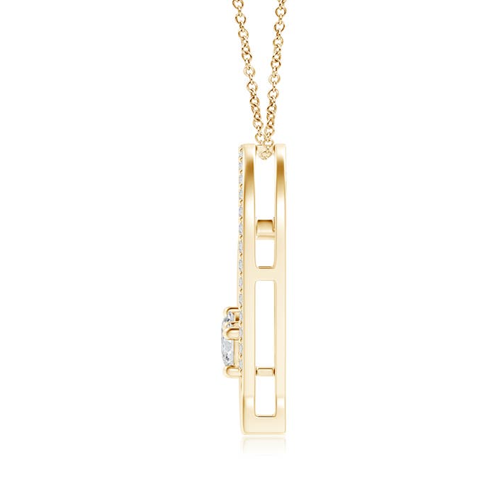 H, SI2 / 0.64 CT / 14 KT Yellow Gold