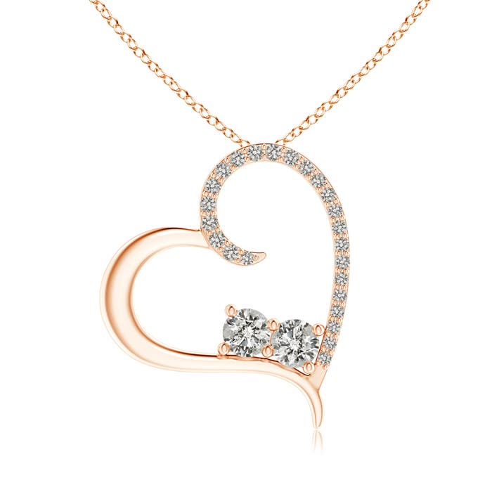 K, I3 / 0.64 CT / 14 KT Rose Gold