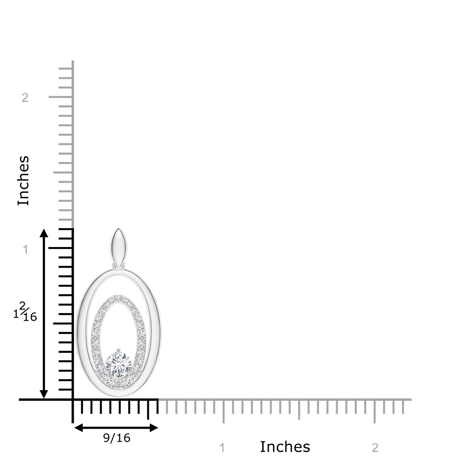 G, VS2 / 0.47 CT / 14 KT White Gold