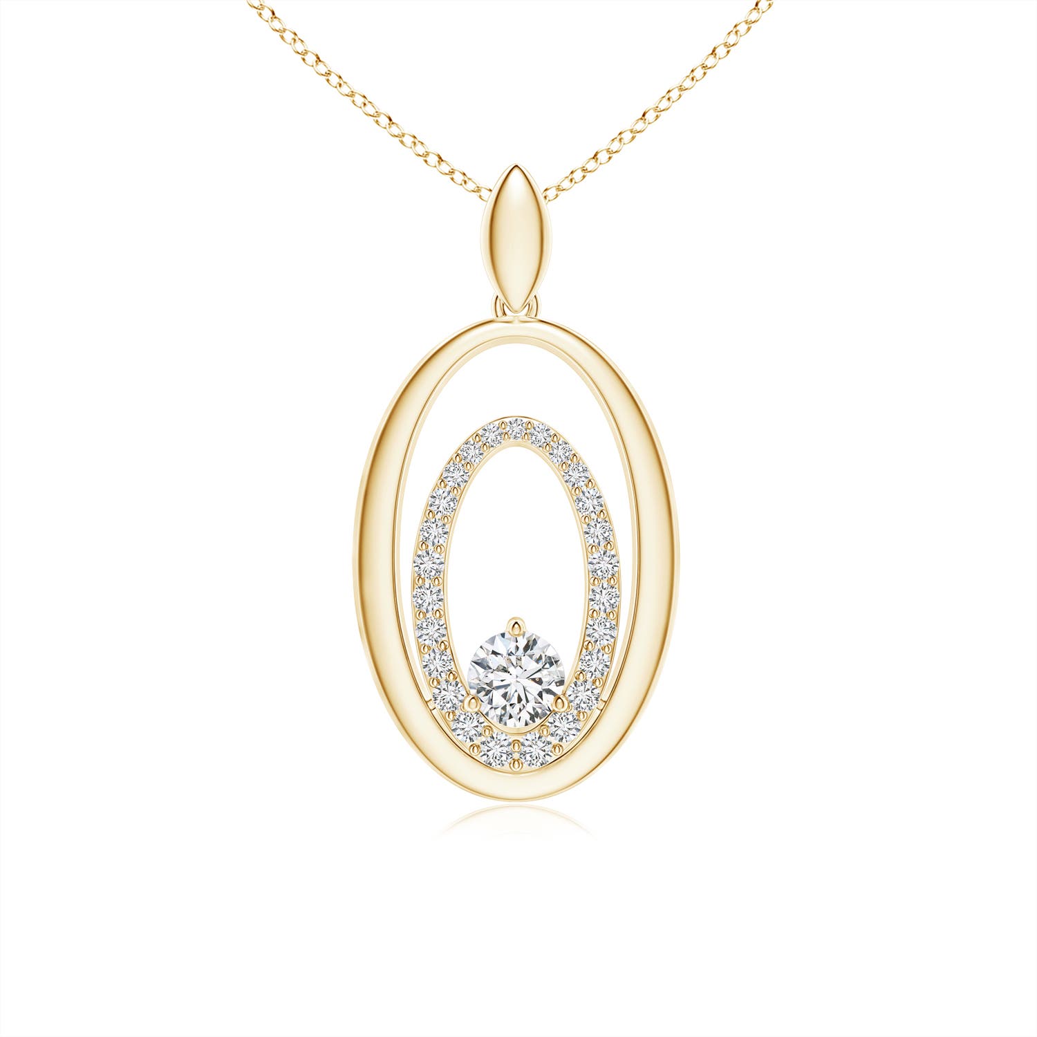 H, SI2 / 0.47 CT / 14 KT Yellow Gold