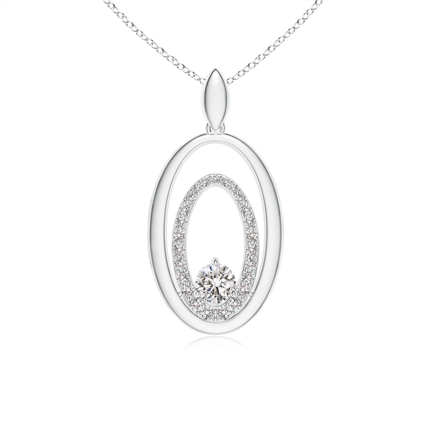 I-J, I1-I2 / 0.47 CT / 14 KT White Gold