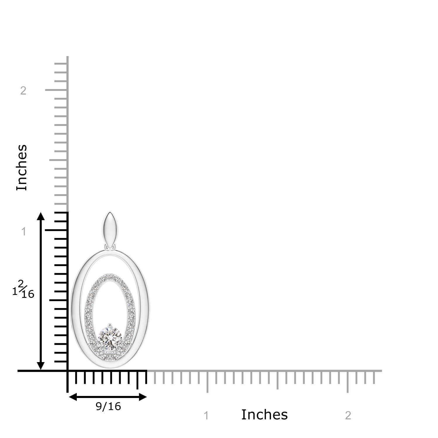 I-J, I1-I2 / 0.47 CT / 14 KT White Gold