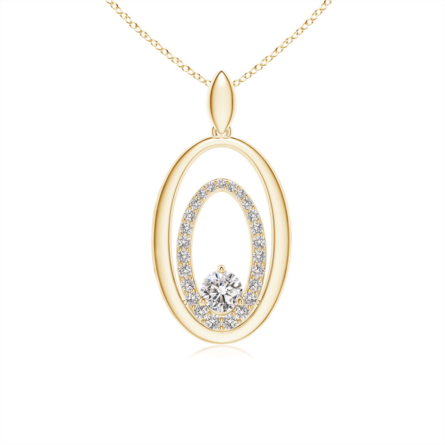 I-J, I1-I2 / 0.47 CT / 14 KT Yellow Gold