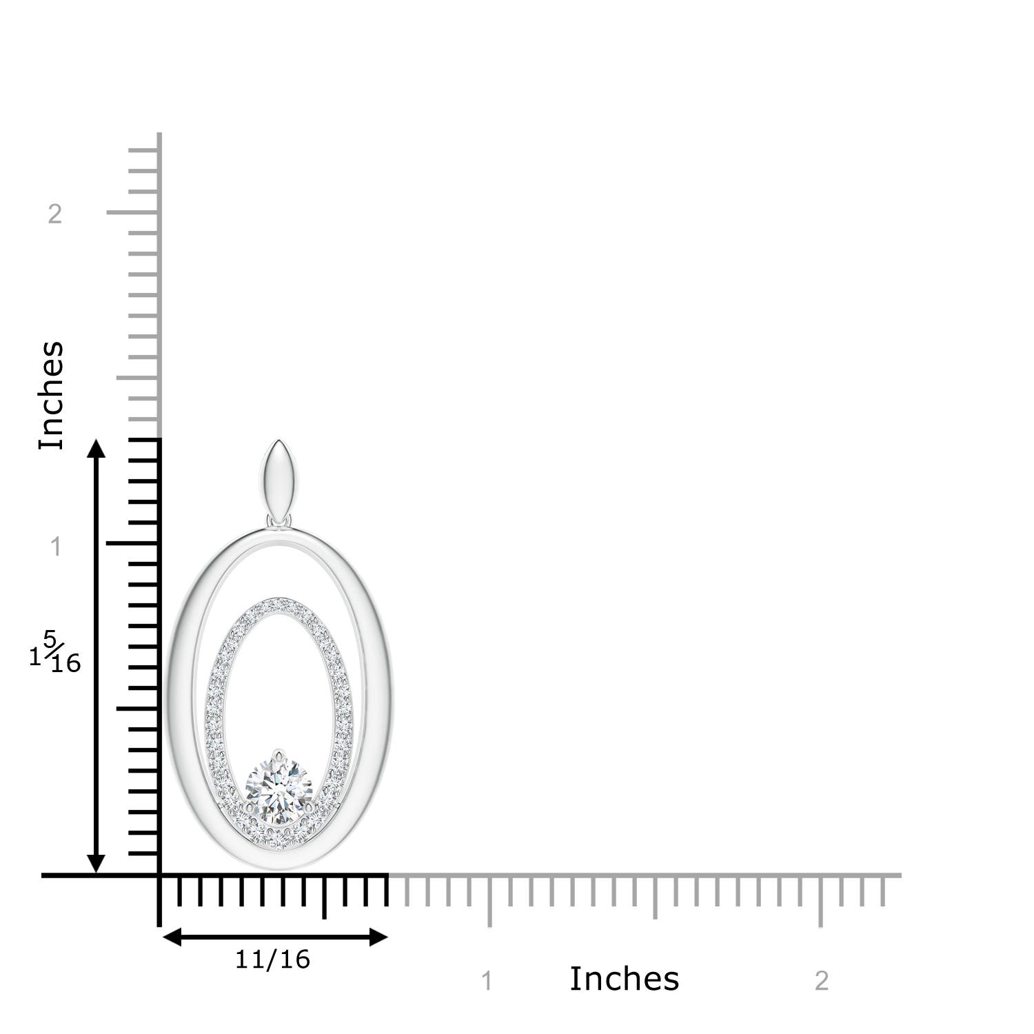 G, VS2 / 0.75 CT / 14 KT White Gold