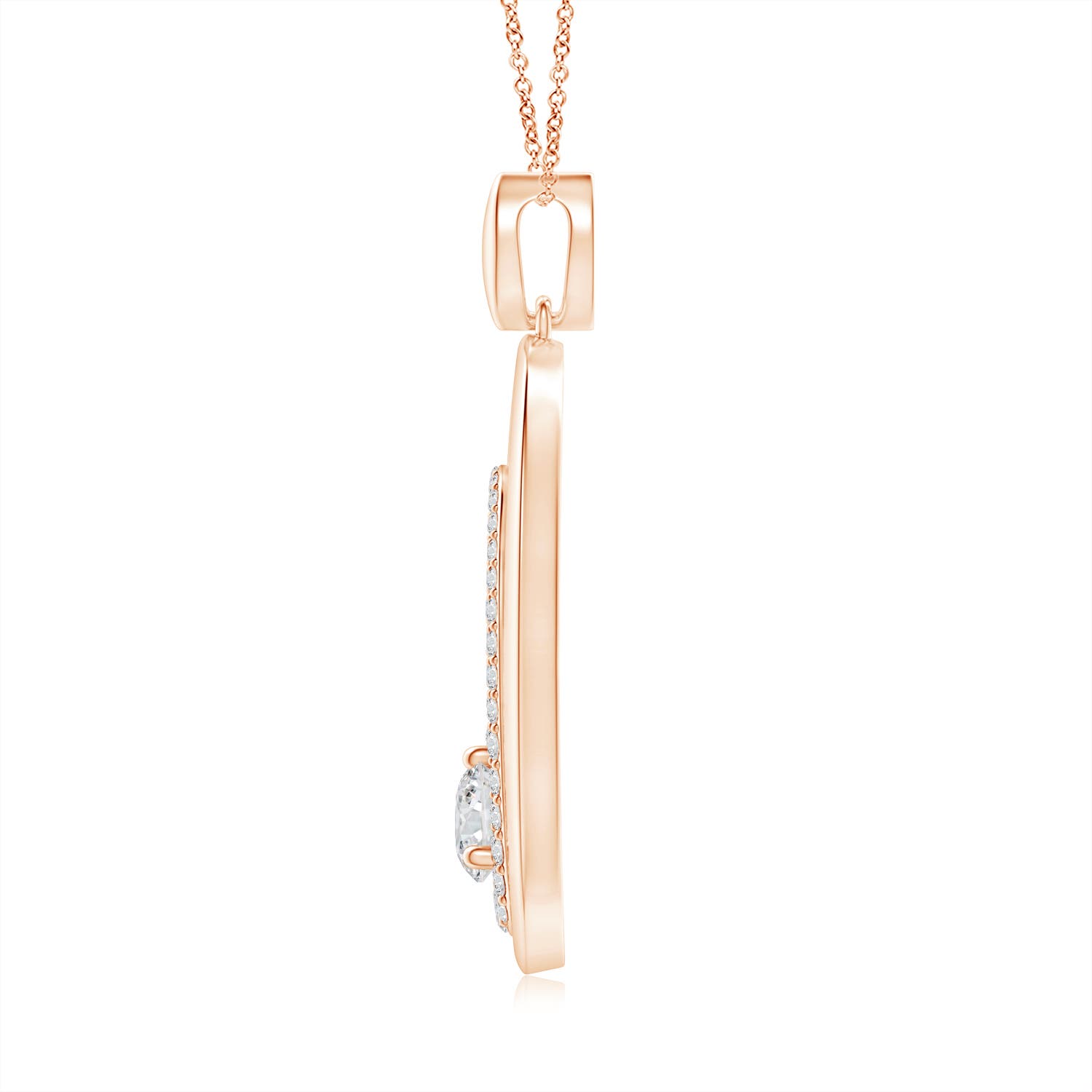 H, SI2 / 0.75 CT / 14 KT Rose Gold