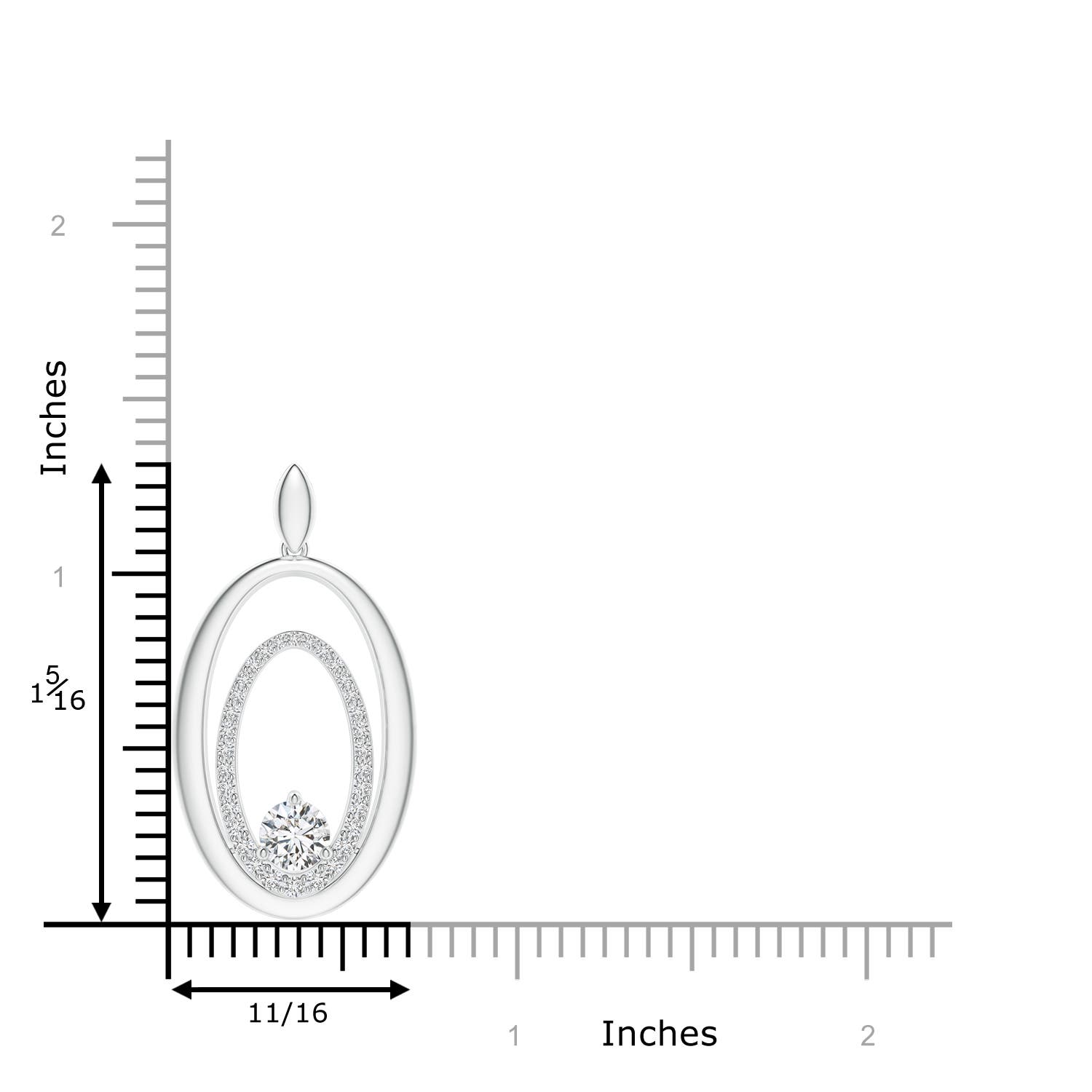 H, SI2 / 0.75 CT / 14 KT White Gold