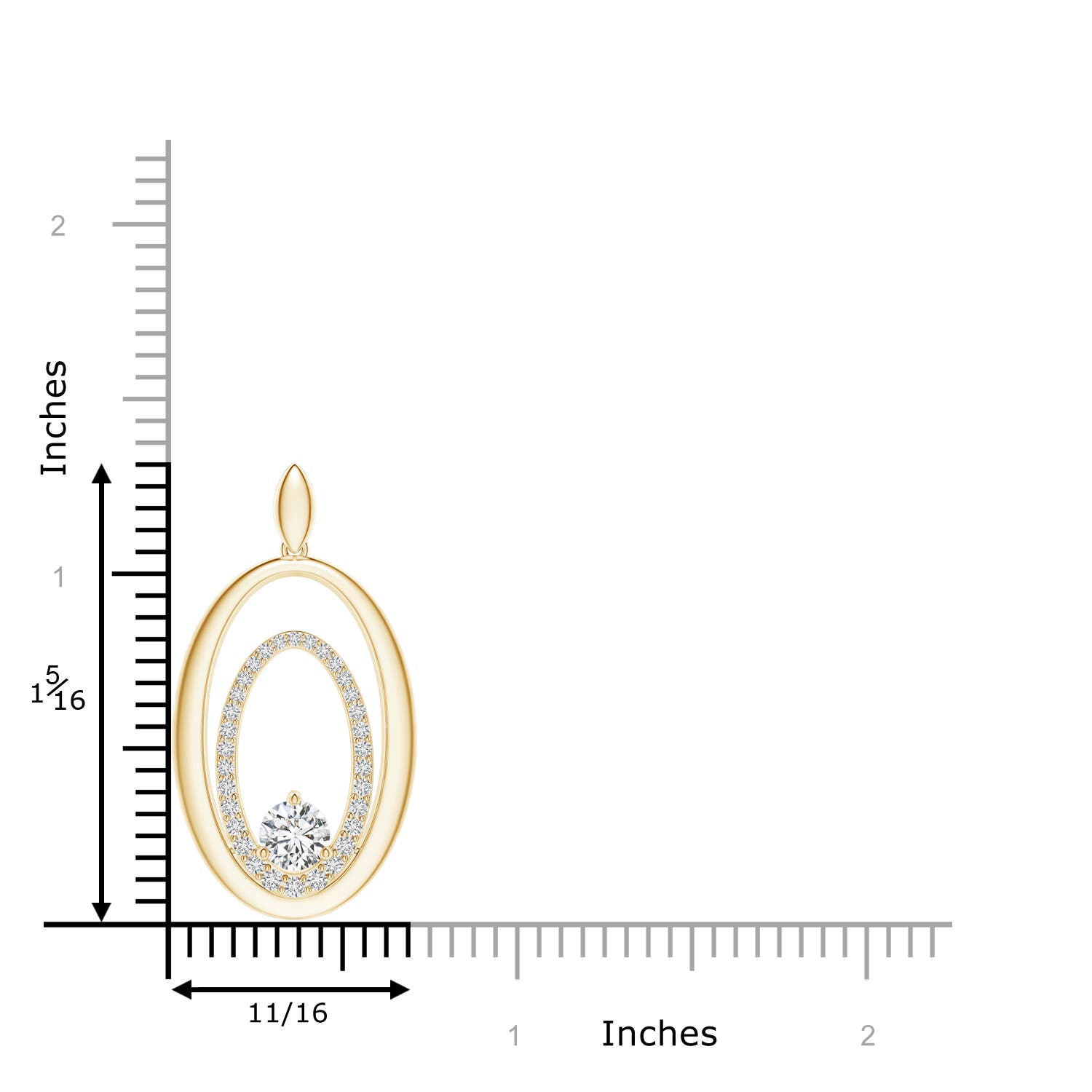 H, SI2 / 0.75 CT / 14 KT Yellow Gold