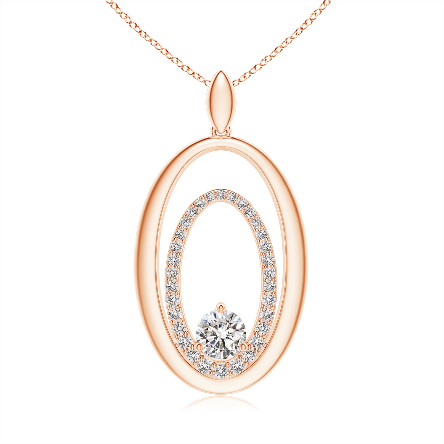 I-J, I1-I2 / 0.75 CT / 14 KT Rose Gold