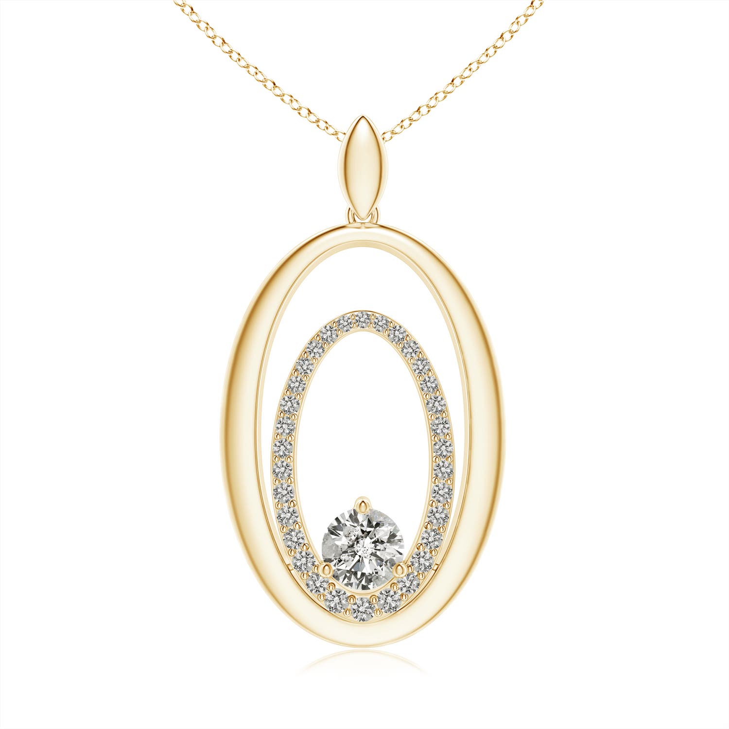 K, I3 / 0.75 CT / 14 KT Yellow Gold