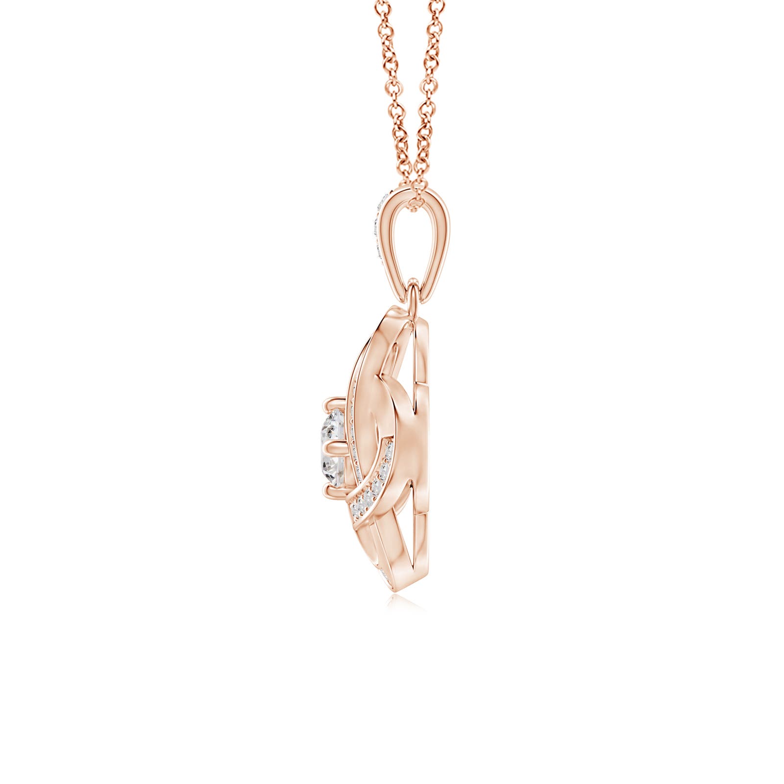 I-J, I1-I2 / 0.49 CT / 14 KT Rose Gold