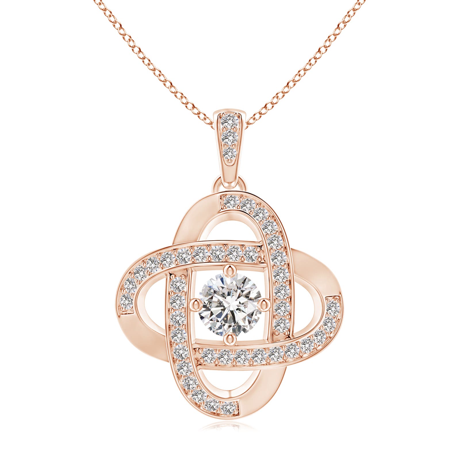 I-J, I1-I2 / 1 CT / 14 KT Rose Gold