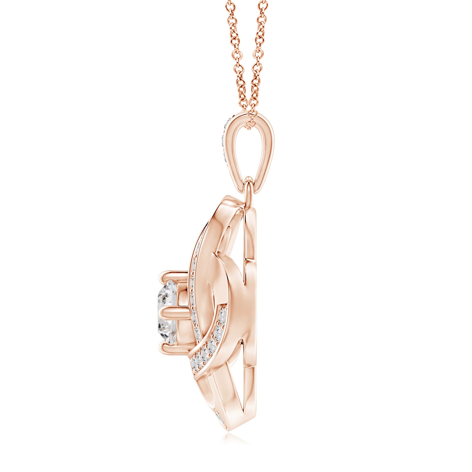 I-J, I1-I2 / 1 CT / 14 KT Rose Gold