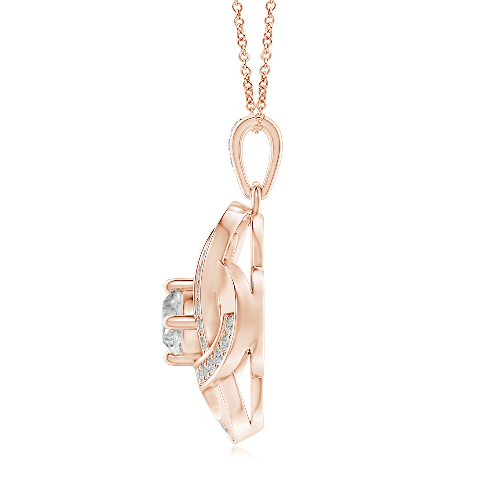 K, I3 / 1 CT / 14 KT Rose Gold