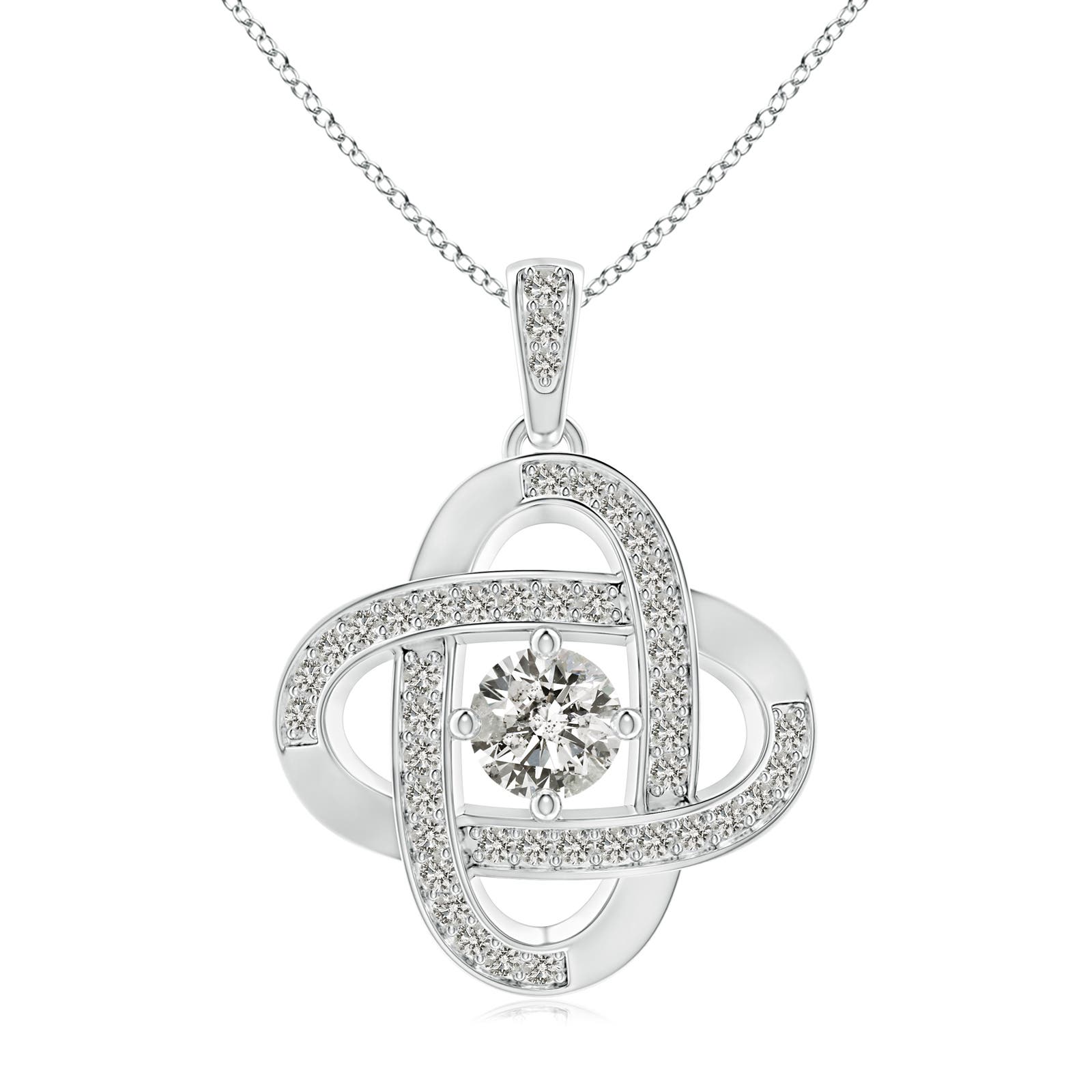 K, I3 / 1 CT / 14 KT White Gold