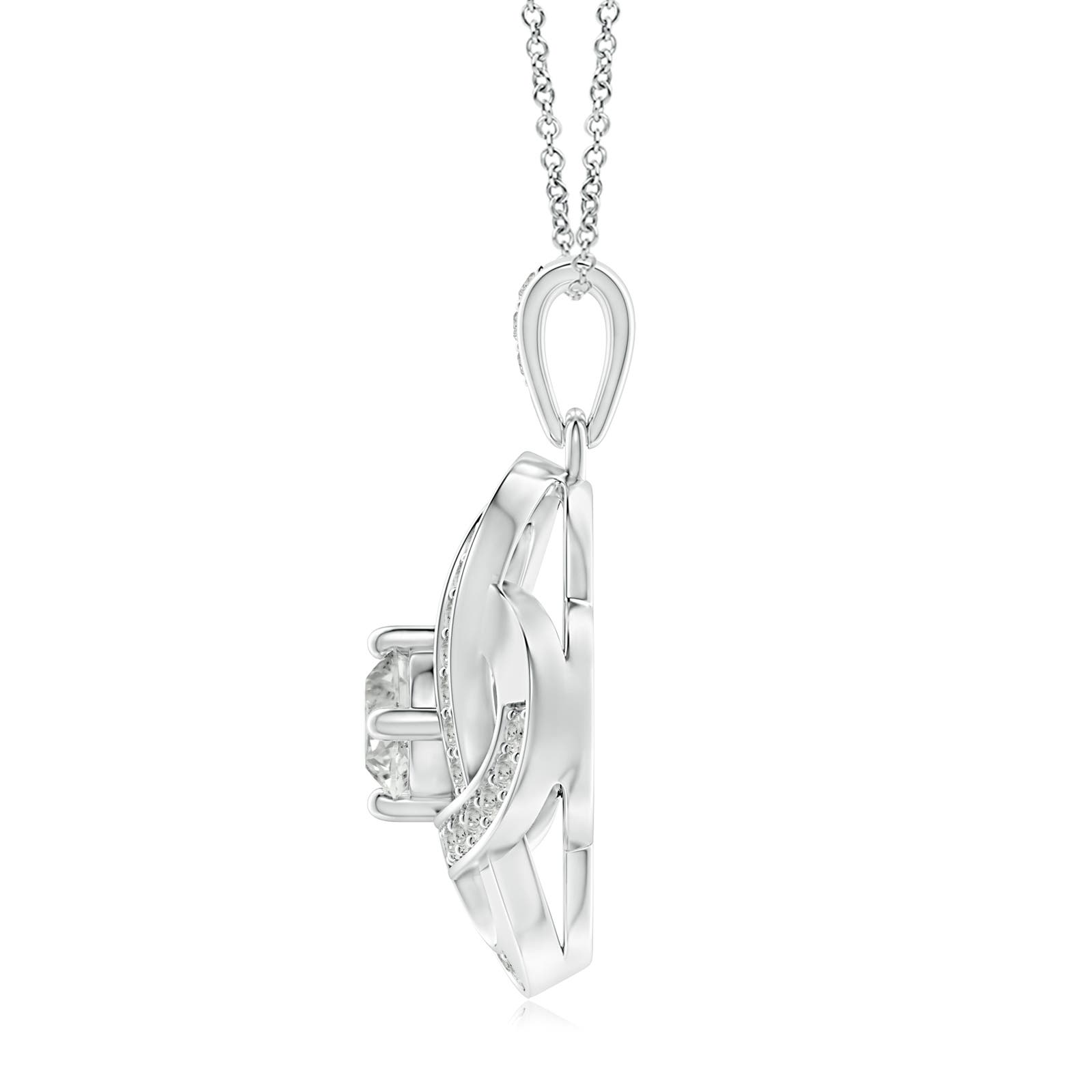 K, I3 / 1 CT / 14 KT White Gold