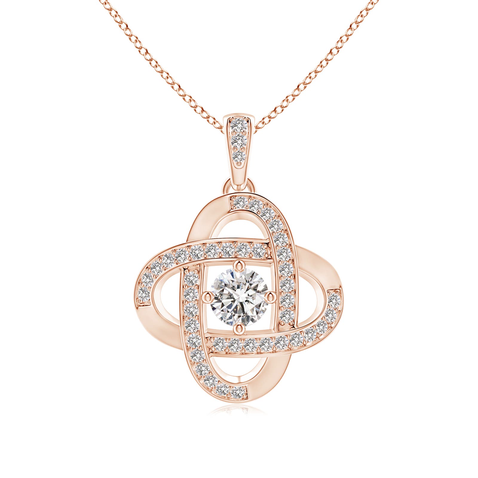 I-J, I1-I2 / 0.74 CT / 14 KT Rose Gold