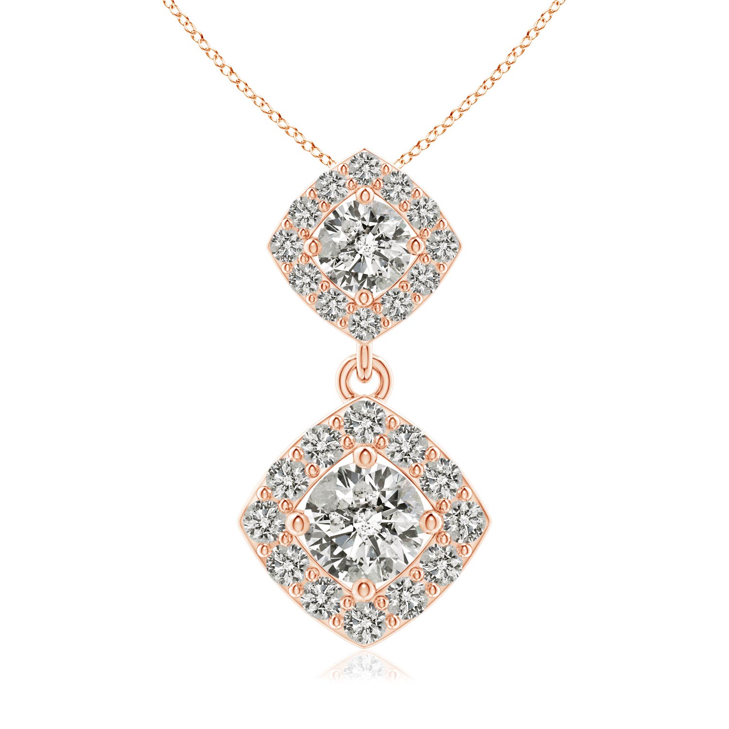 K, I3 / 0.4 CT / 14 KT Rose Gold