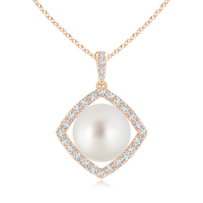 AAA - South Sea Cultured Pearl / 7.52 CT / 14 KT Rose Gold