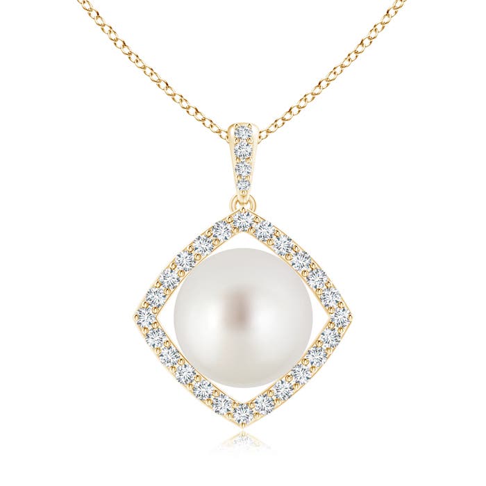 AAA - South Sea Cultured Pearl / 7.52 CT / 14 KT Yellow Gold