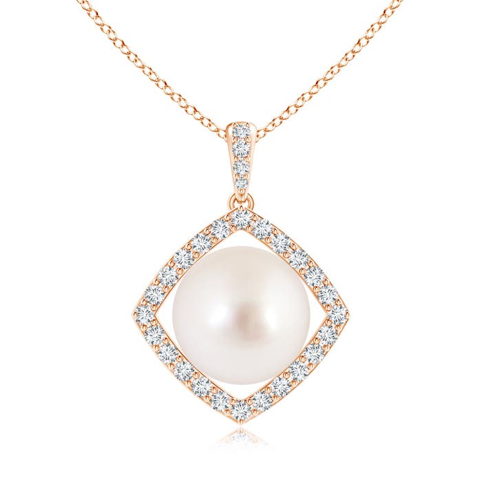 AAAA - South Sea Cultured Pearl / 7.52 CT / 14 KT Rose Gold