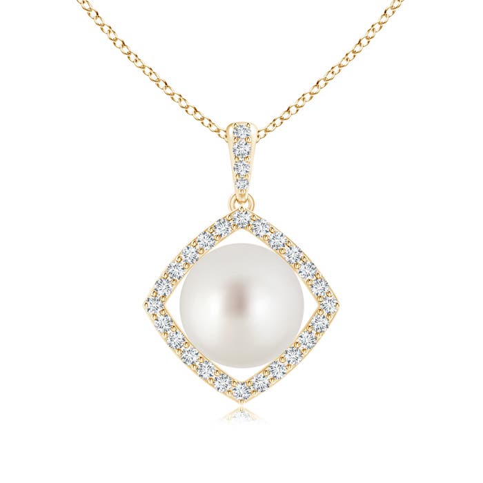 AAA - South Sea Cultured Pearl / 5.52 CT / 14 KT Yellow Gold