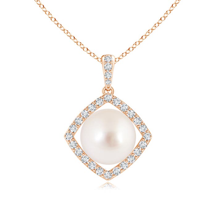 AAAA - South Sea Cultured Pearl / 5.52 CT / 14 KT Rose Gold