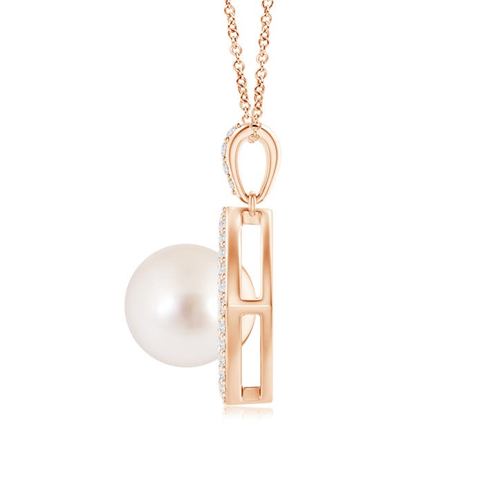 AAAA - South Sea Cultured Pearl / 5.52 CT / 14 KT Rose Gold