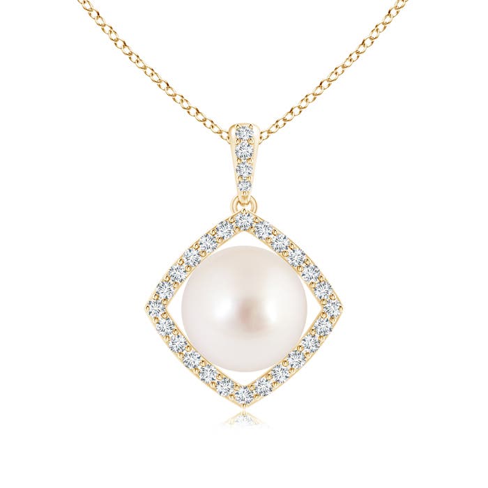 AAAA - South Sea Cultured Pearl / 5.52 CT / 14 KT Yellow Gold