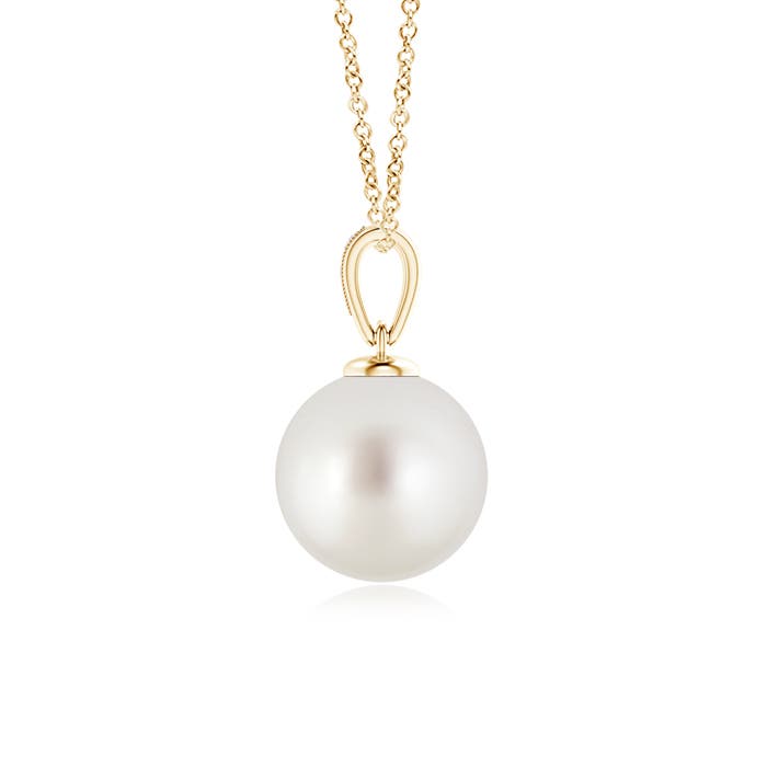 AAA - South Sea Cultured Pearl / 7.22 CT / 14 KT Yellow Gold