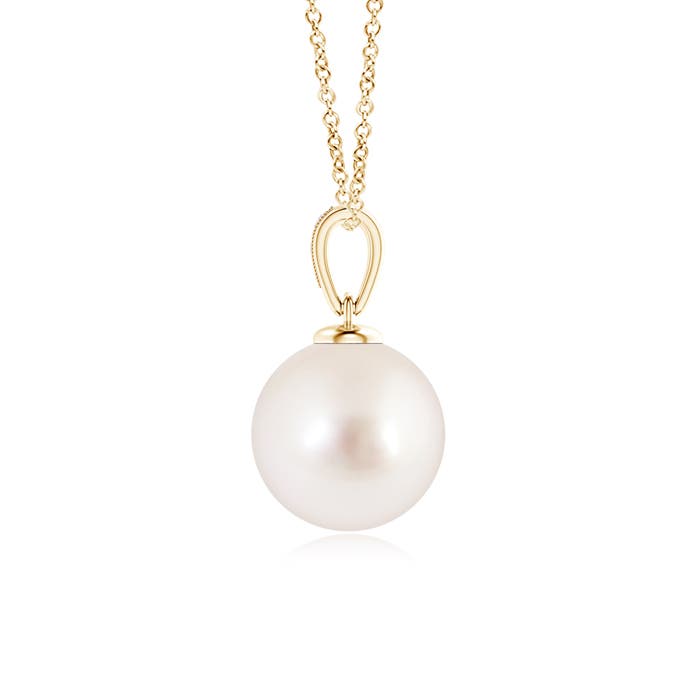 AAAA - South Sea Cultured Pearl / 7.22 CT / 14 KT Yellow Gold