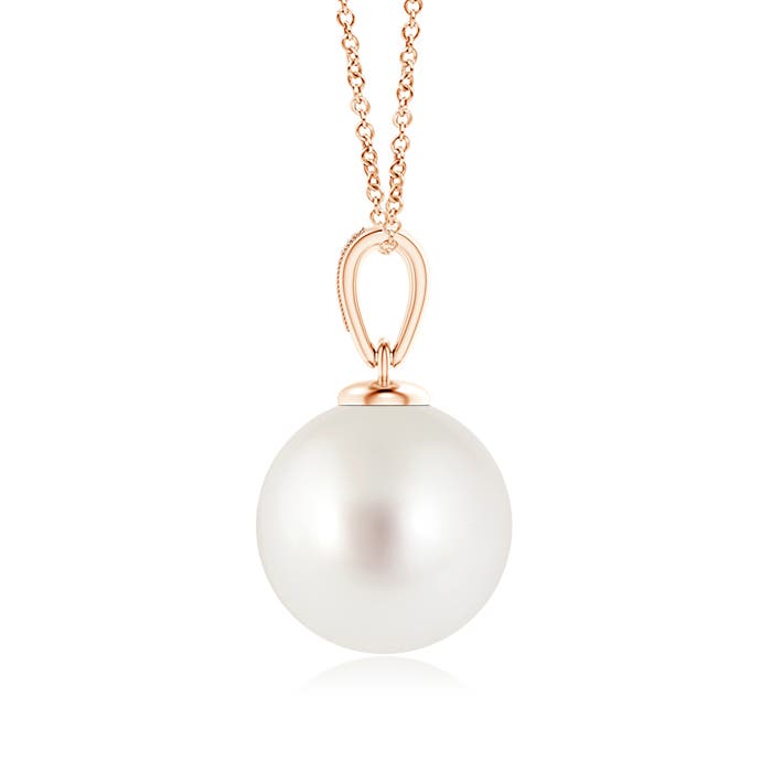 AAA - South Sea Cultured Pearl / 12.53 CT / 14 KT Rose Gold