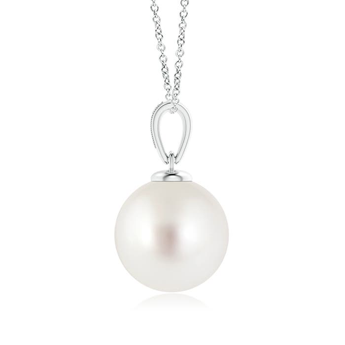 AAA - South Sea Cultured Pearl / 12.53 CT / 14 KT White Gold