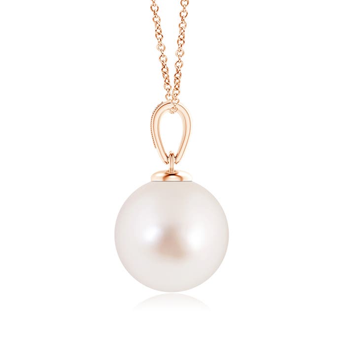 AAAA - South Sea Cultured Pearl / 12.53 CT / 14 KT Rose Gold