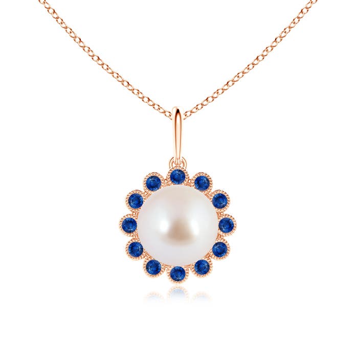 Halo Akoya Cultured Pearl Necklaces & Pendants