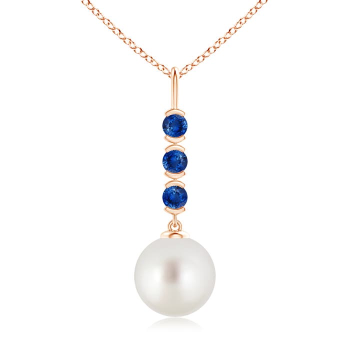 AAA - South Sea Cultured Pearl / 7.62 CT / 14 KT Rose Gold