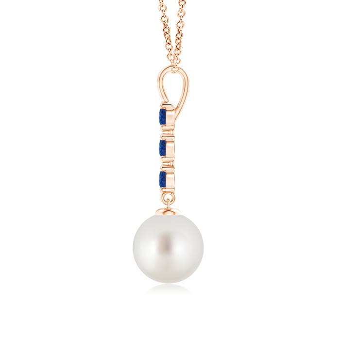 AAA - South Sea Cultured Pearl / 5.61 CT / 14 KT Rose Gold