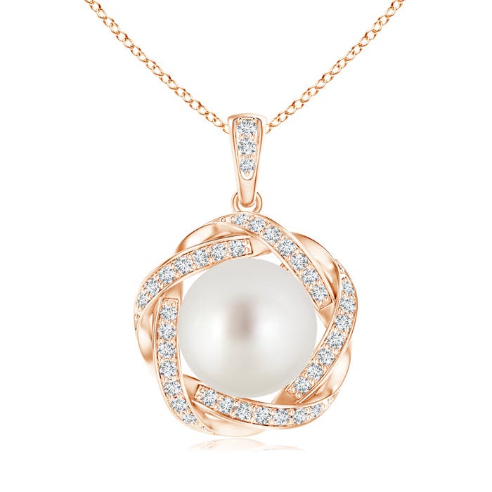 AAA - South Sea Cultured Pearl / 7.51 CT / 14 KT Rose Gold