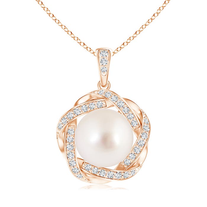 AAAA - South Sea Cultured Pearl / 7.51 CT / 14 KT Rose Gold