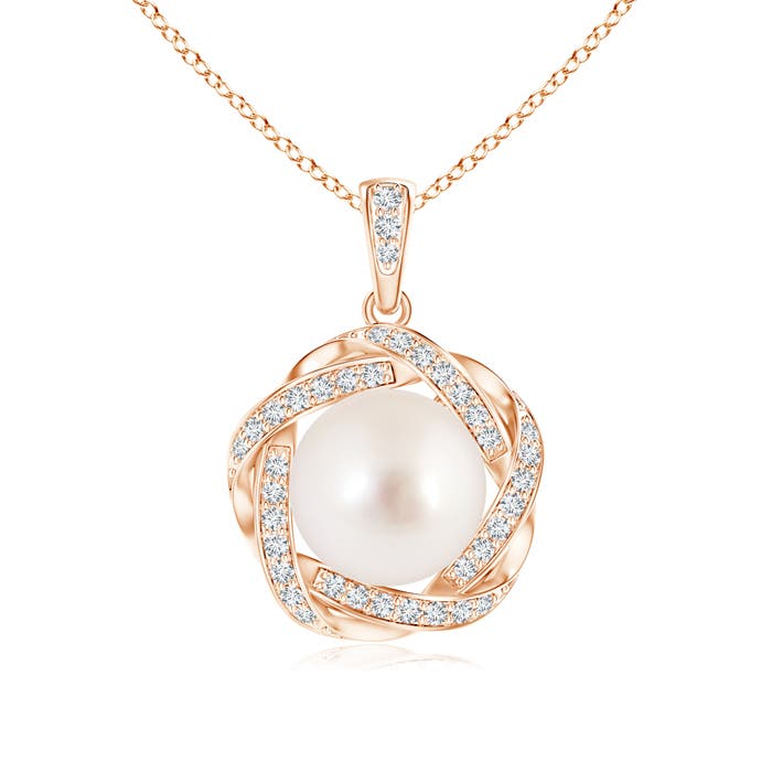 AAAA - South Sea Cultured Pearl / 5.48 CT / 14 KT Rose Gold