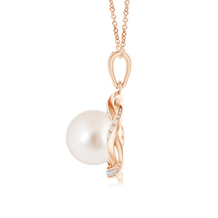 AAAA - South Sea Cultured Pearl / 5.48 CT / 14 KT Rose Gold