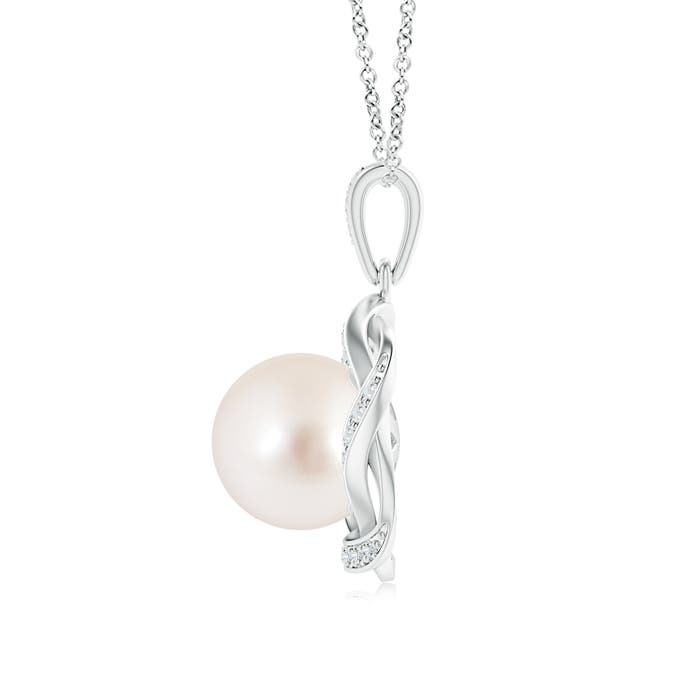 AAAA - South Sea Cultured Pearl / 5.48 CT / 14 KT White Gold