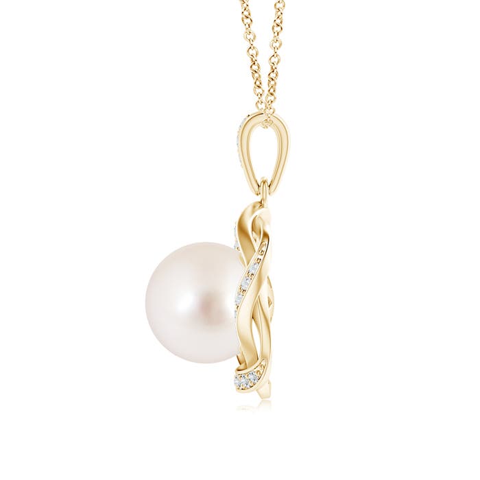 AAAA - South Sea Cultured Pearl / 5.48 CT / 14 KT Yellow Gold
