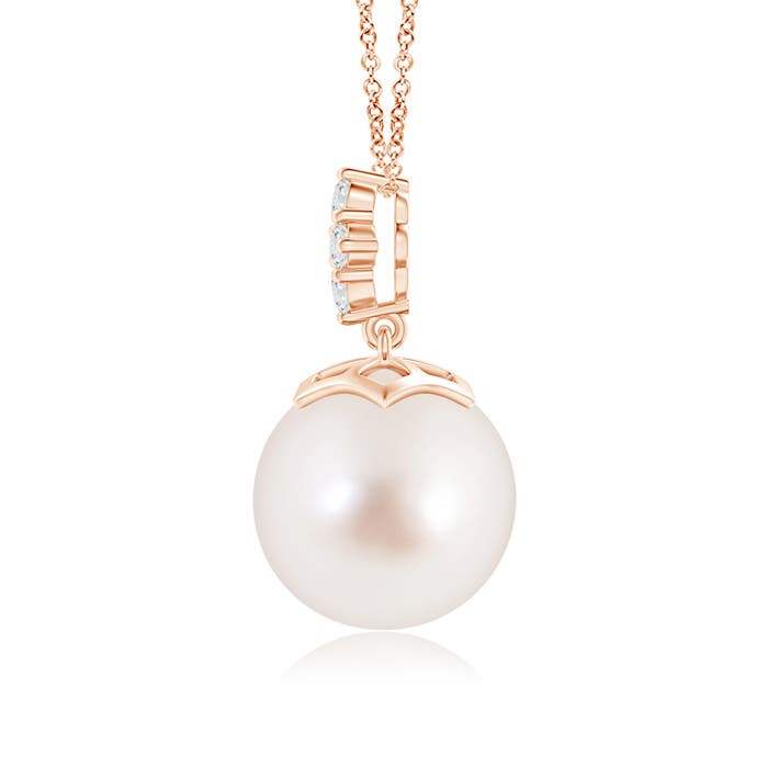 AAAA - South Sea Cultured Pearl / 9.74 CT / 14 KT Rose Gold