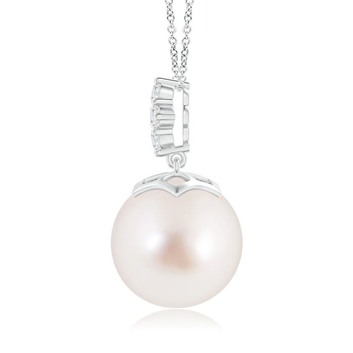AAAA - South Sea Cultured Pearl / 12.68 CT / 14 KT White Gold