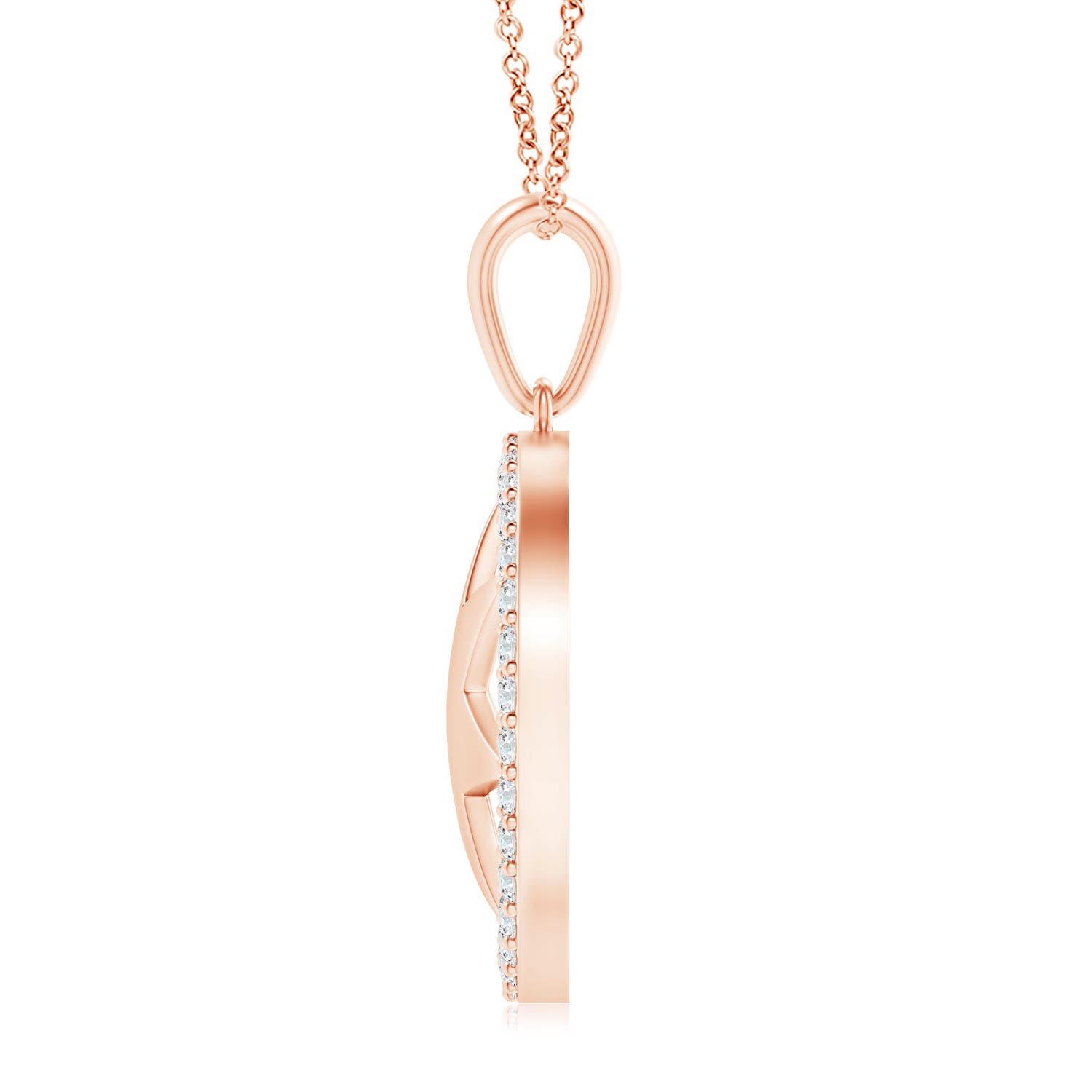 G, VS2 / 0.2 CT / 14 KT Rose Gold