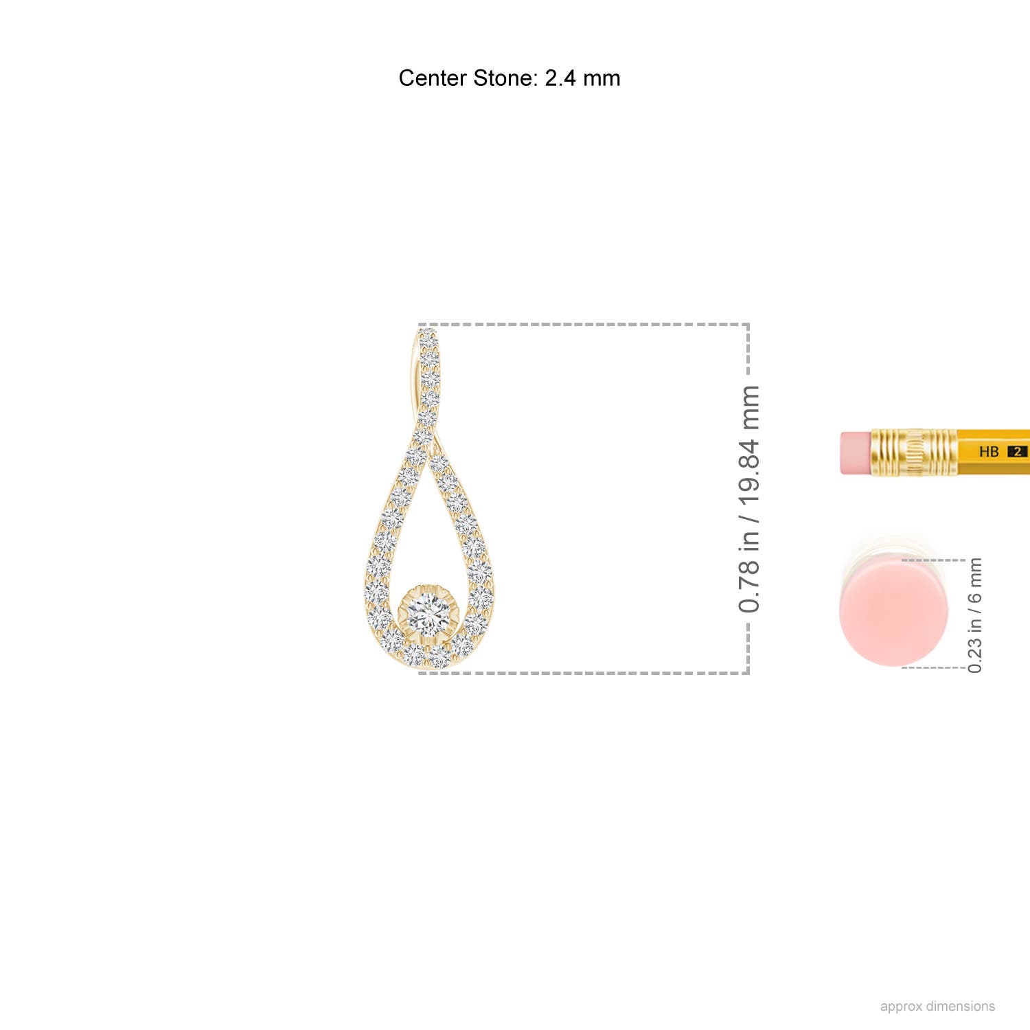 H, SI2 / 0.26 CT / 14 KT Yellow Gold