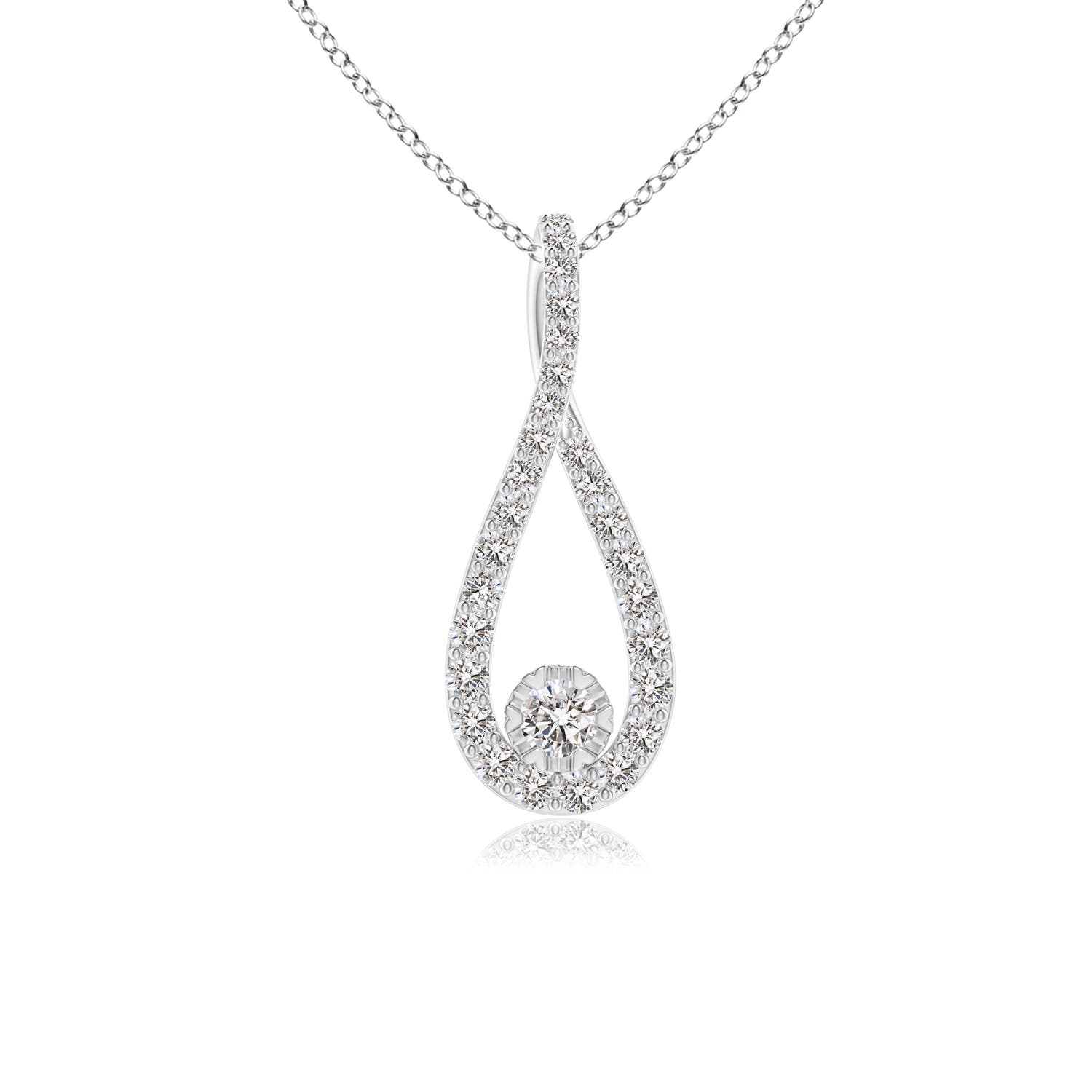 I-J, I1-I2 / 0.26 CT / 14 KT White Gold