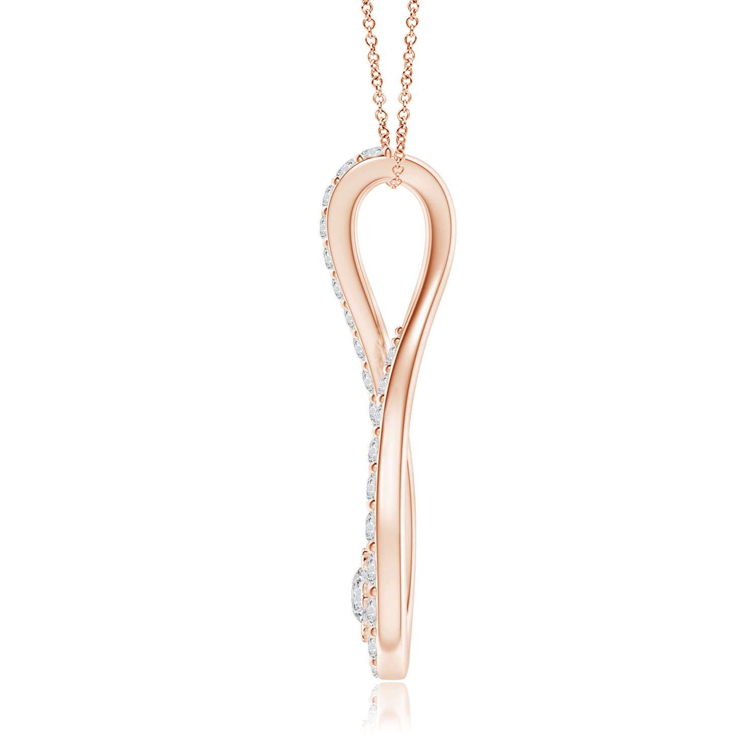 H, SI2 / 0.5 CT / 14 KT Rose Gold