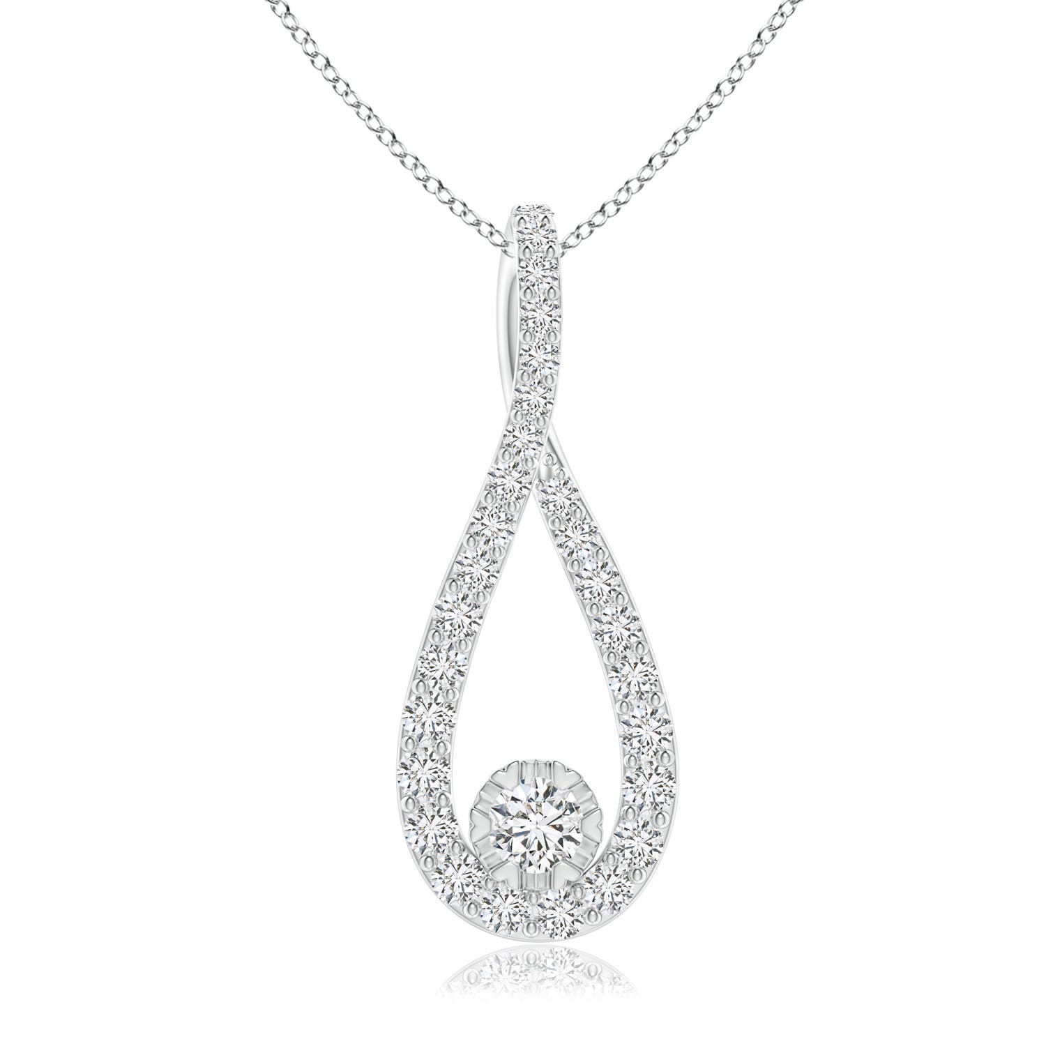 H, SI2 / 0.5 CT / 14 KT White Gold